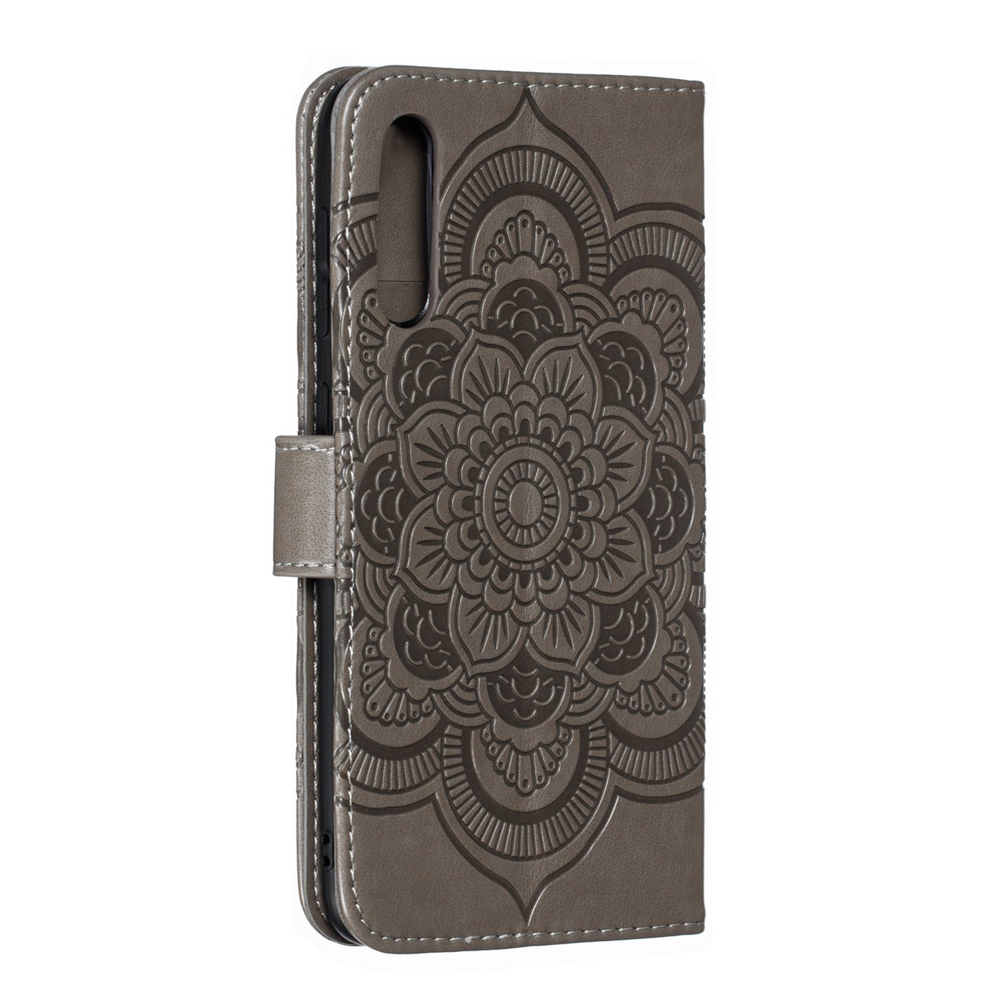 For Samsung Galaxy A50/A50s/A30s  Imprint Mandala Flower Leather Wallet Case Phone Cover