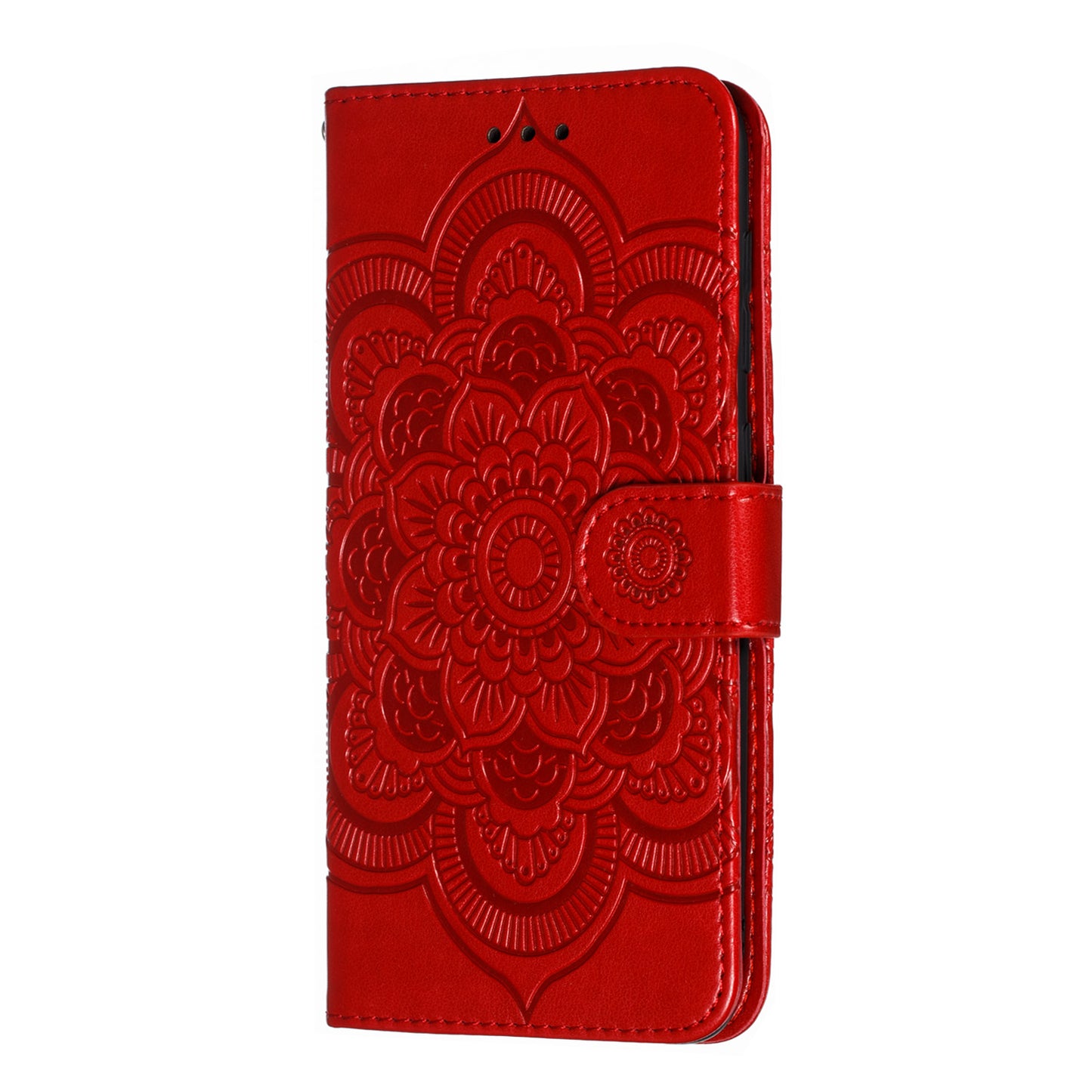 For Samsung Galaxy A50/A50s/A30s  Imprint Mandala Flower Leather Wallet Case Phone Cover