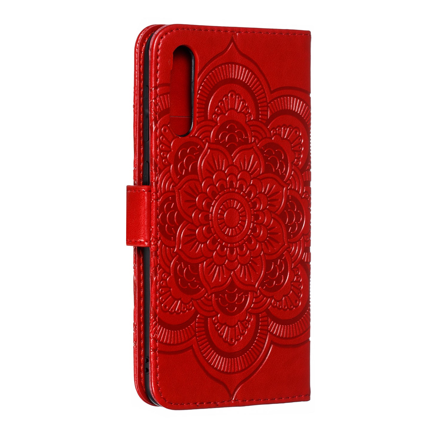 For Samsung Galaxy A50/A50s/A30s  Imprint Mandala Flower Leather Wallet Case Phone Cover
