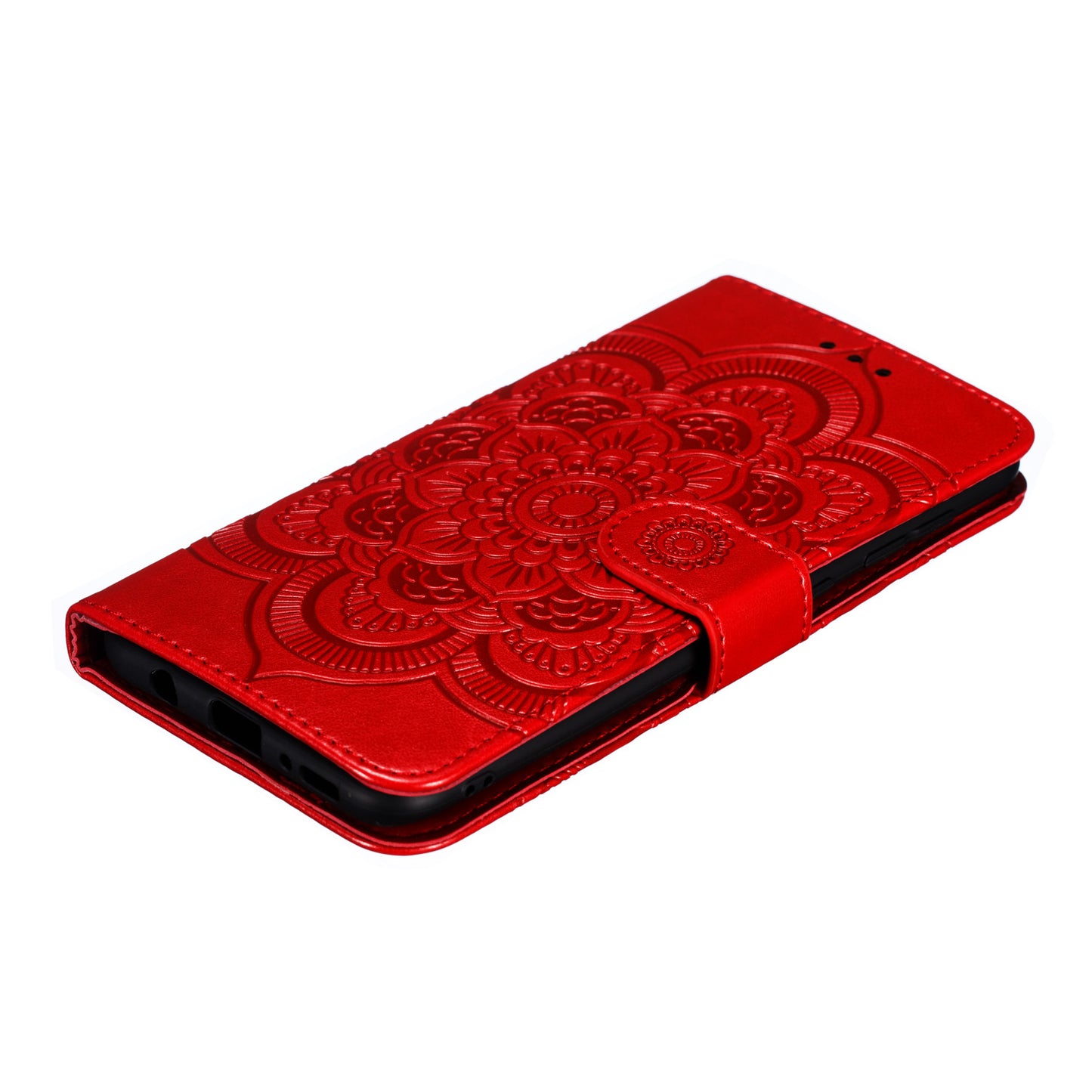 For Samsung Galaxy A50/A50s/A30s  Imprint Mandala Flower Leather Wallet Case Phone Cover