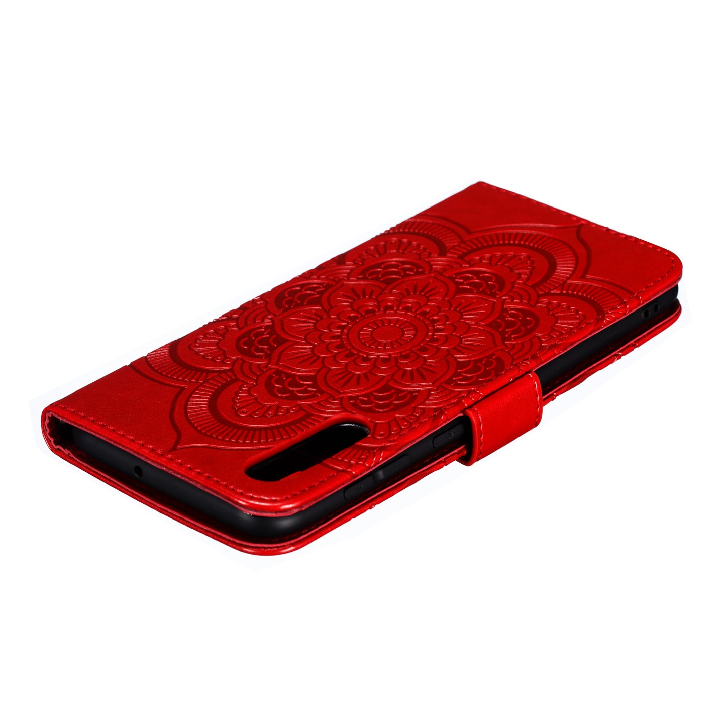 For Samsung Galaxy A50/A50s/A30s  Imprint Mandala Flower Leather Wallet Case Phone Cover