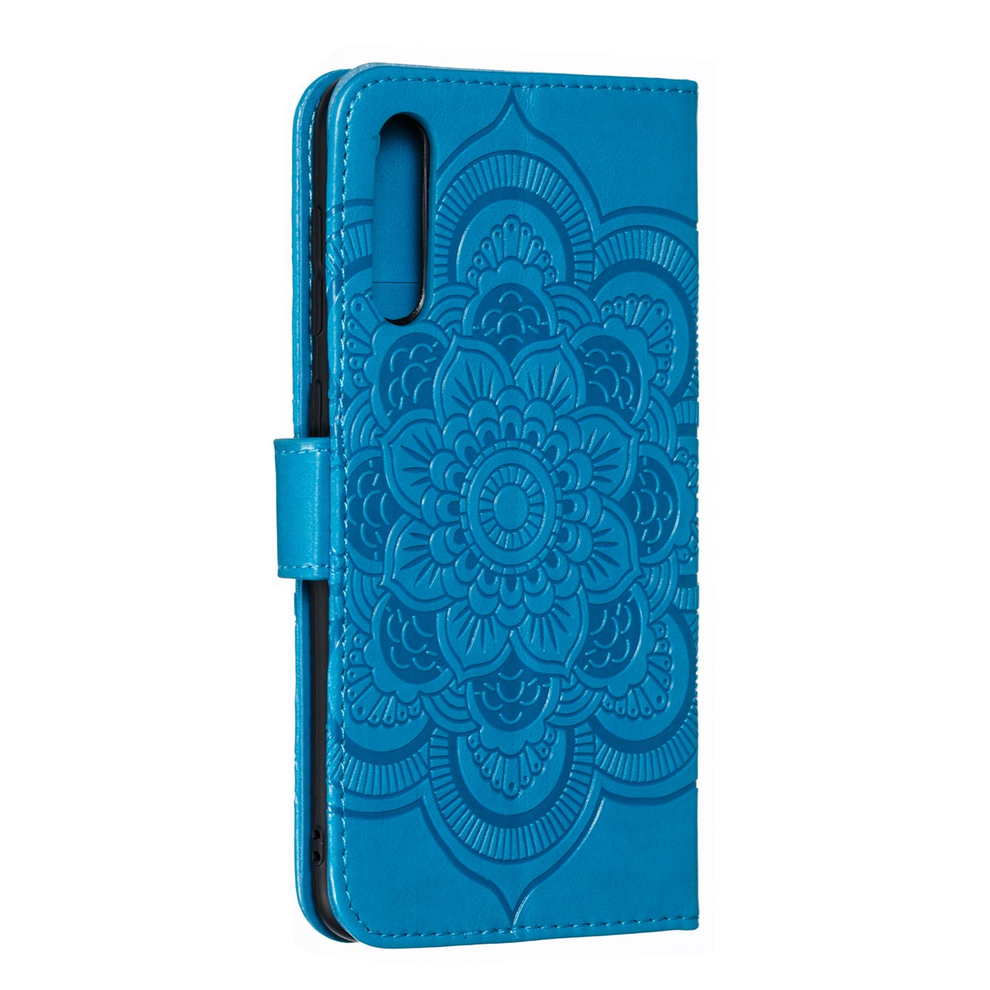 For Samsung Galaxy A50/A50s/A30s  Imprint Mandala Flower Leather Wallet Case Phone Cover
