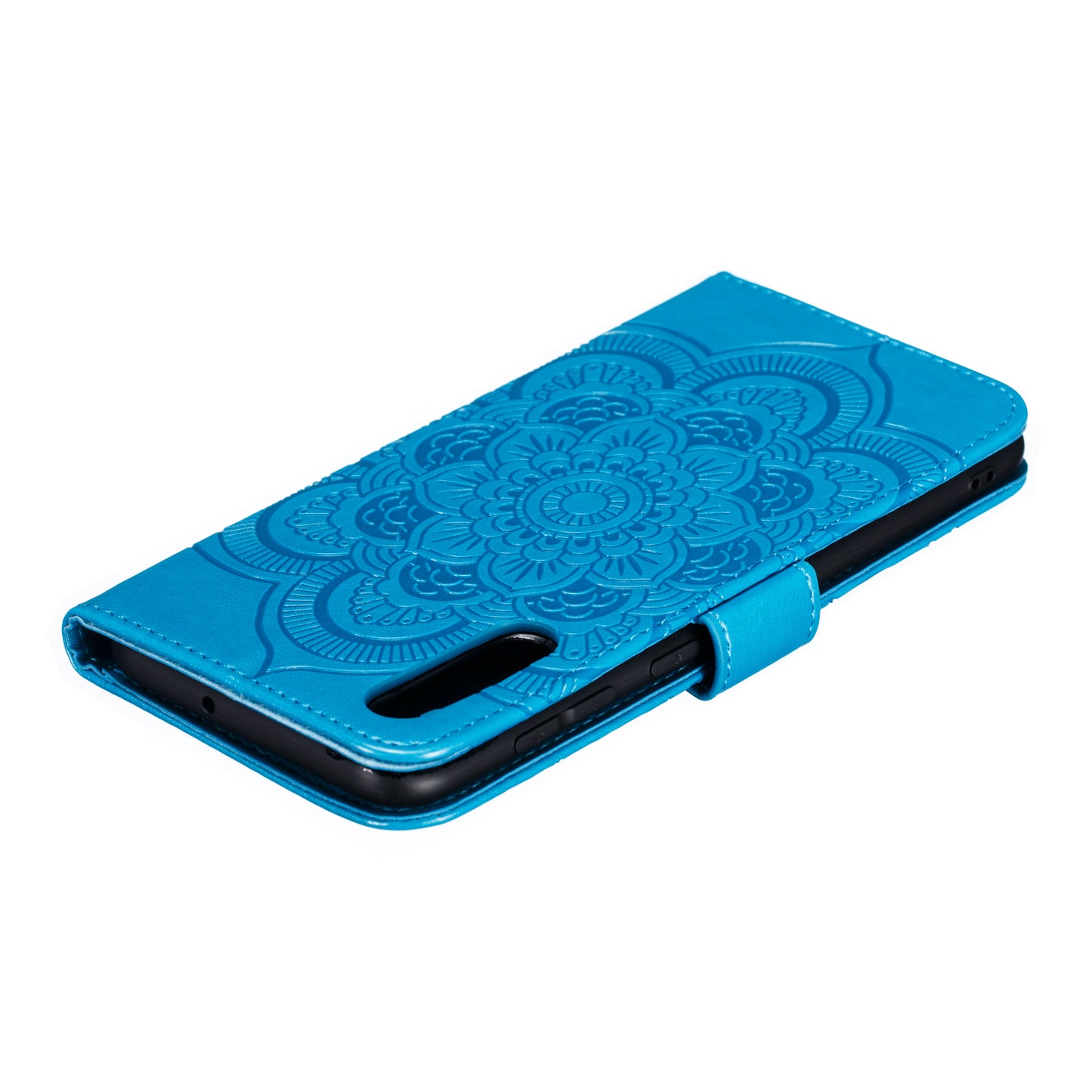 For Samsung Galaxy A50/A50s/A30s  Imprint Mandala Flower Leather Wallet Case Phone Cover