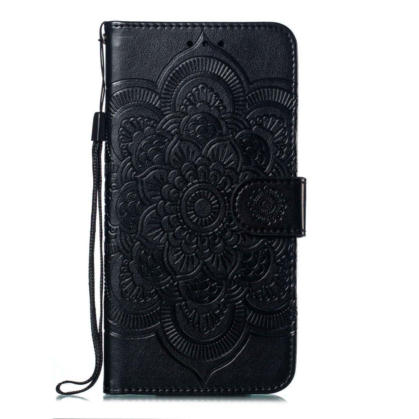 For Samsung Galaxy S10 Plus Imprint Mandala Flower Leather Wallet Case Phone Cover