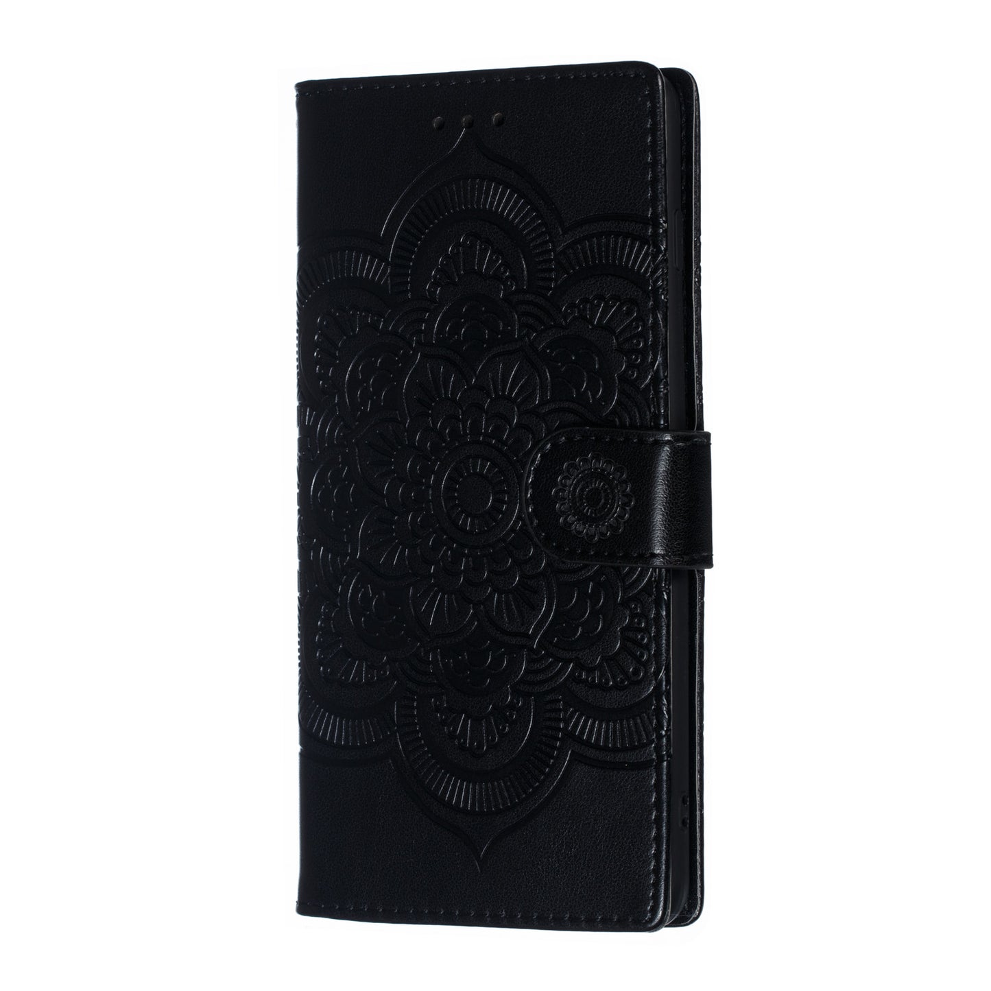 For Samsung Galaxy S10 Plus Imprint Mandala Flower Leather Wallet Case Phone Cover