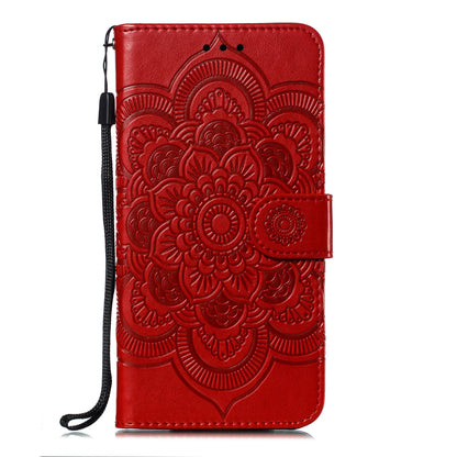 For Samsung Galaxy S10 Plus Imprint Mandala Flower Leather Wallet Case Phone Cover