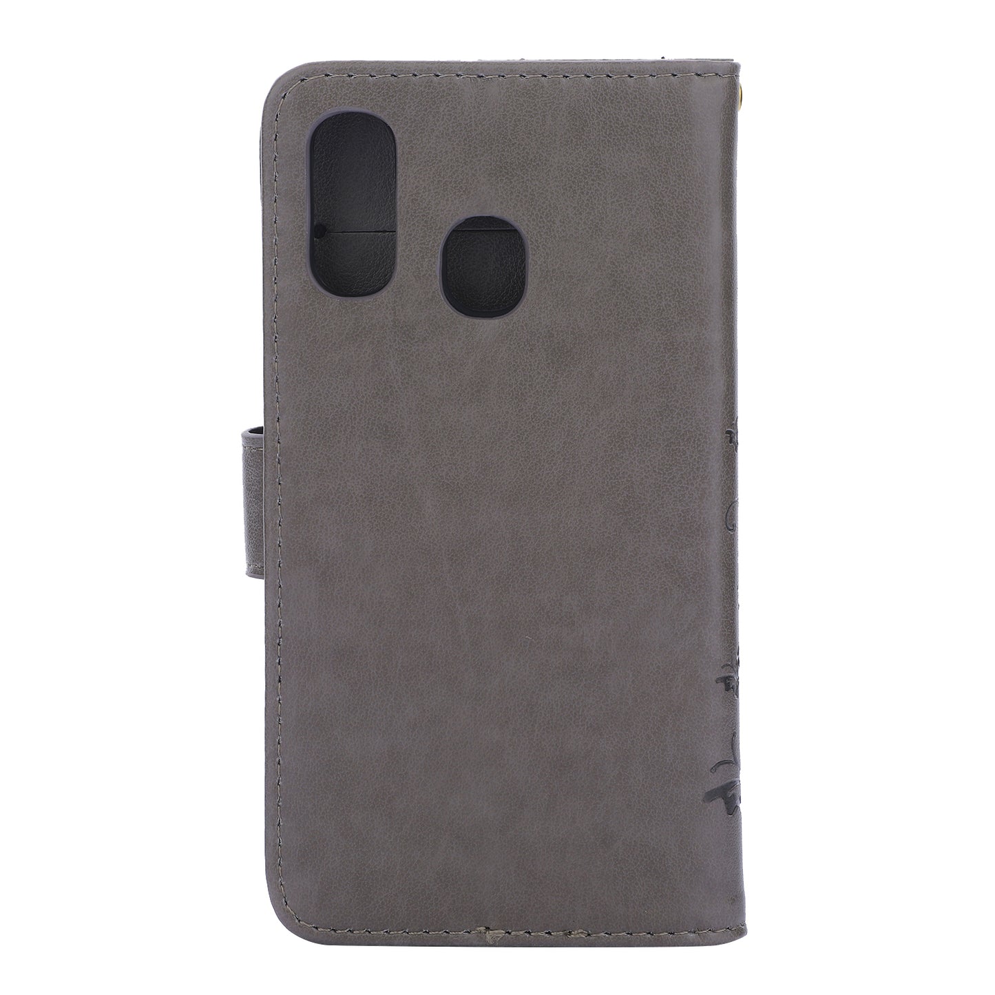 For Samsung Galaxy A40 Imprint Butterfly Flower Leather Wallet Case Cover Phone