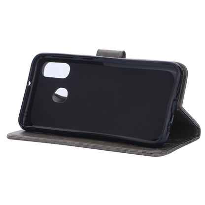 For Samsung Galaxy A40 Imprint Butterfly Flower Leather Wallet Case Cover Phone