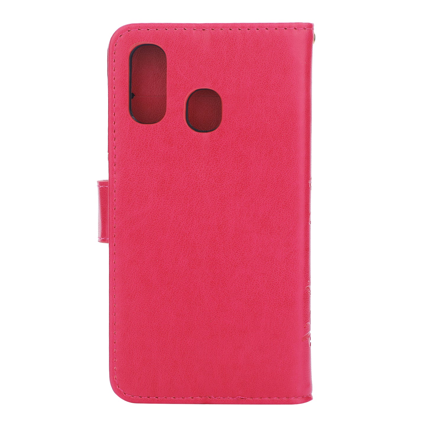 For Samsung Galaxy A40 Imprint Butterfly Flower Leather Wallet Case Cover Phone