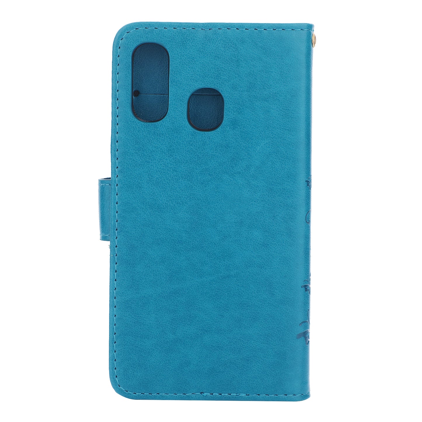 For Samsung Galaxy A40 Imprint Butterfly Flower Leather Wallet Case Cover Phone