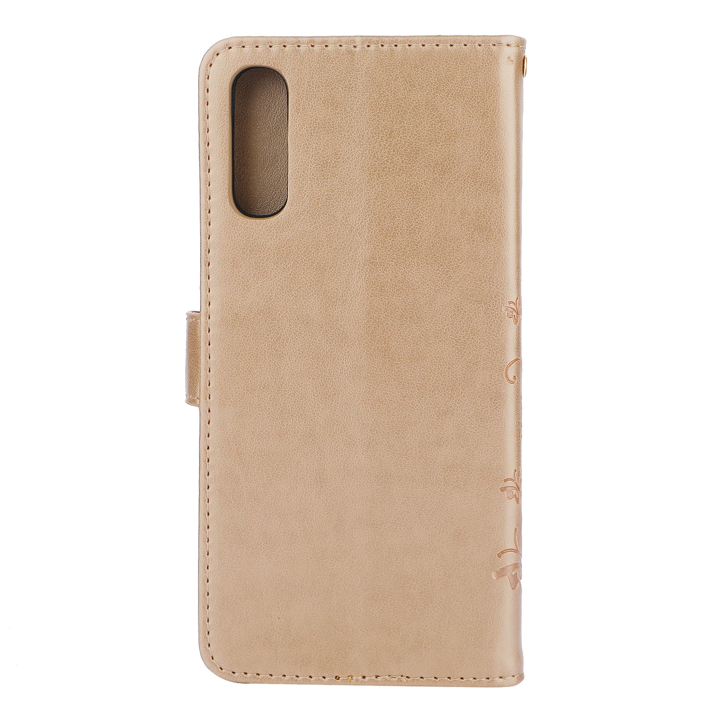 For Samsung Galaxy A70 Imprint Butterfly Flower Leather Wallet Case Cover Phone