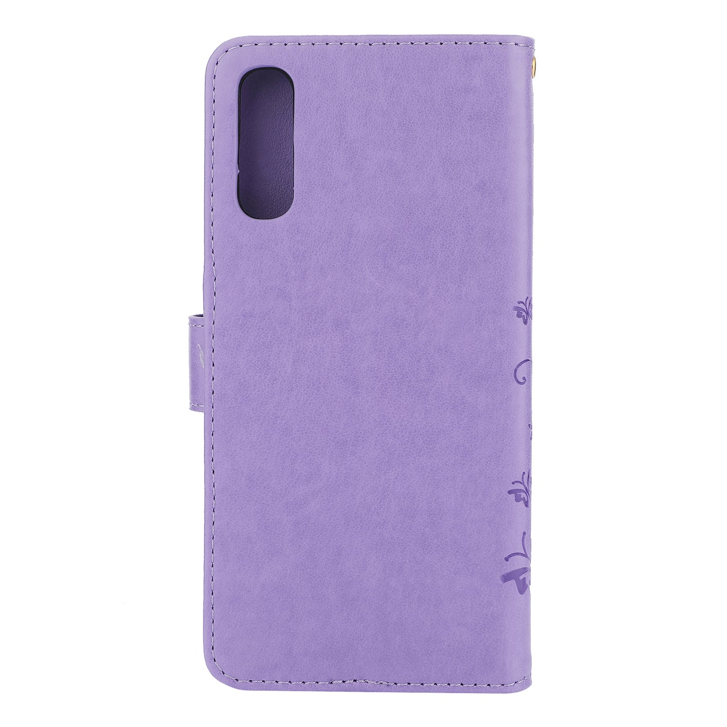 For Samsung Galaxy A70 Imprint Butterfly Flower Leather Wallet Case Cover Phone