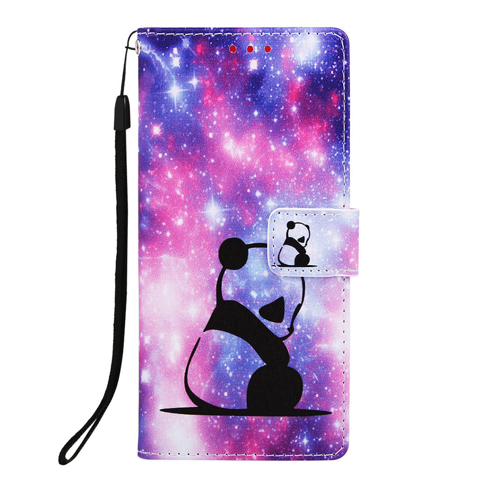 Pattern Printing Leather Wallet Case for Samsung Galaxy A10/M10