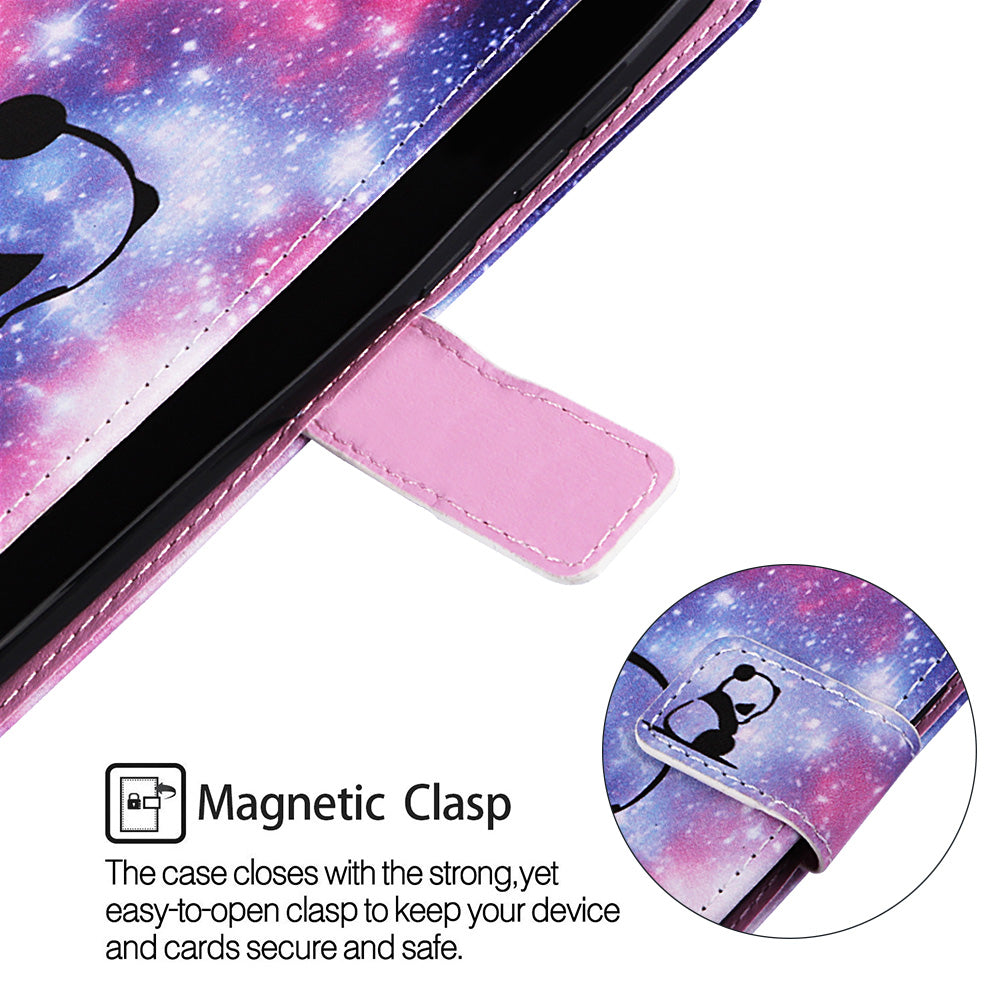Pattern Printing Leather Wallet Case for Samsung Galaxy A10/M10