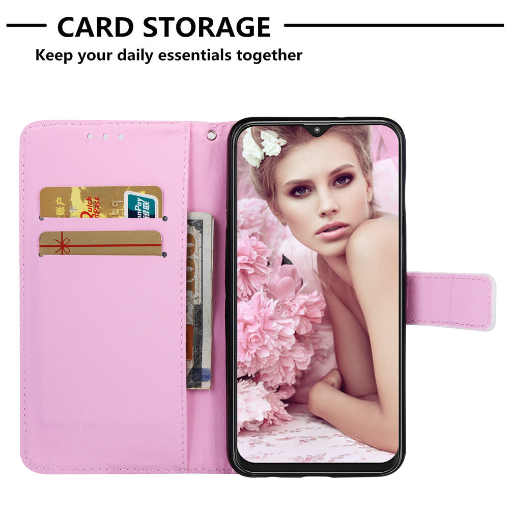 Pattern Printing Leather Wallet Case for Samsung Galaxy A10/M10