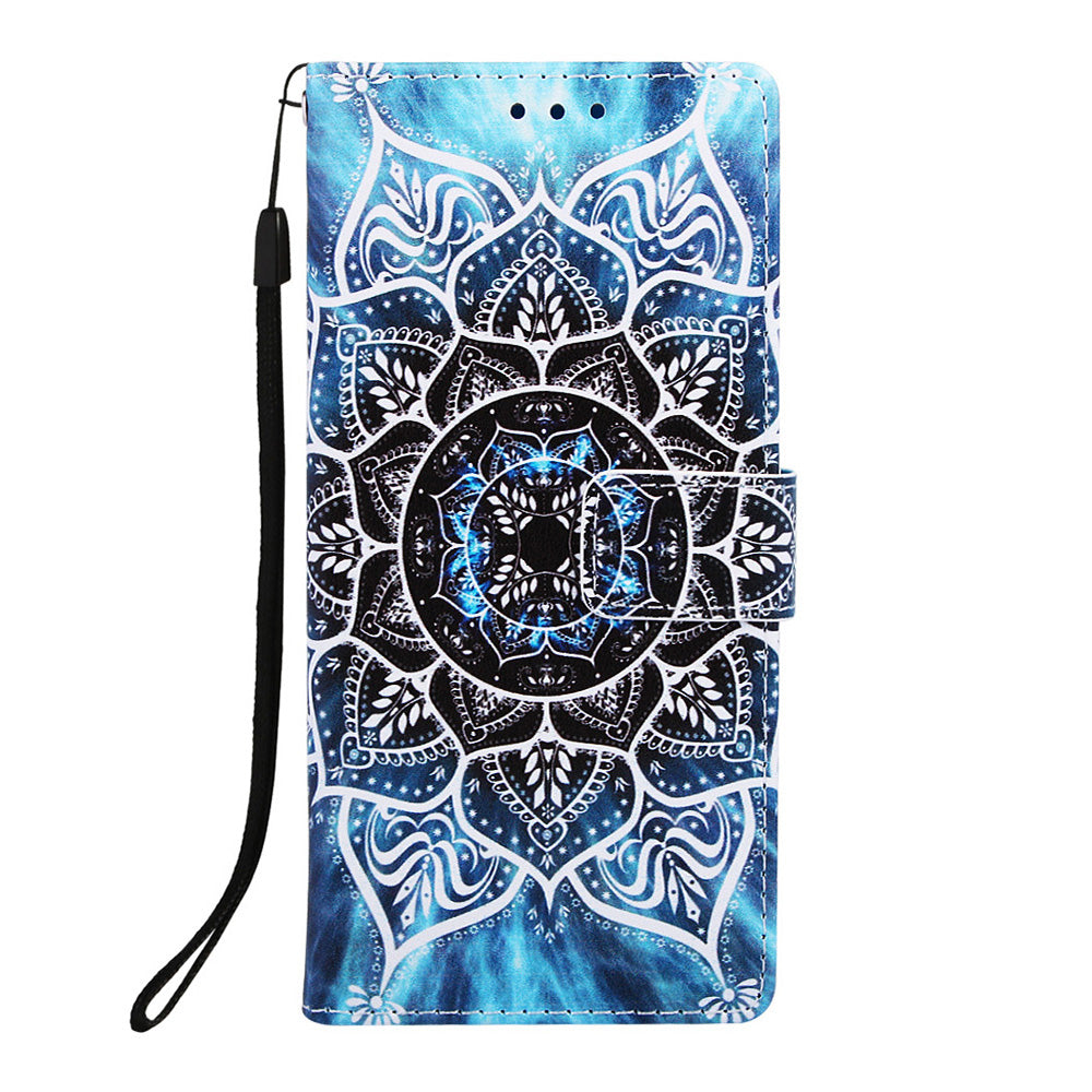 Pattern Printing Leather Wallet Case for Samsung Galaxy A10/M10