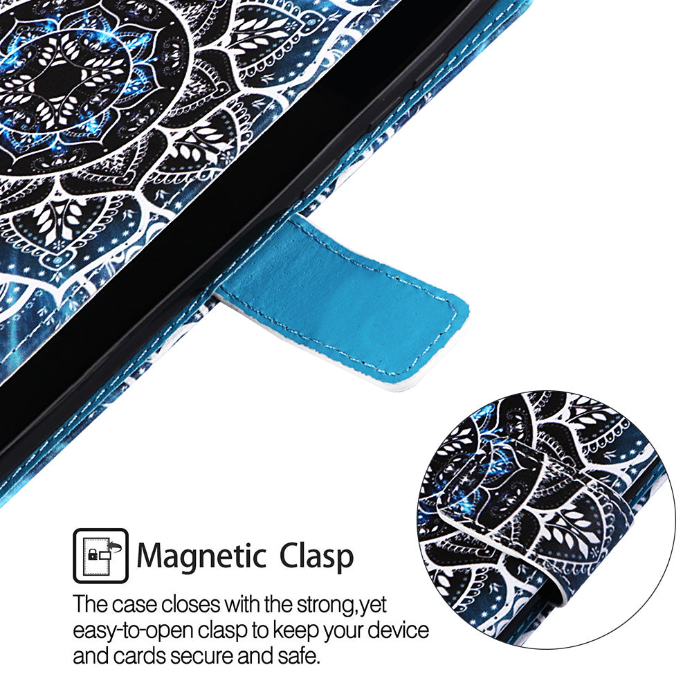 Pattern Printing Leather Wallet Case for Samsung Galaxy A10/M10