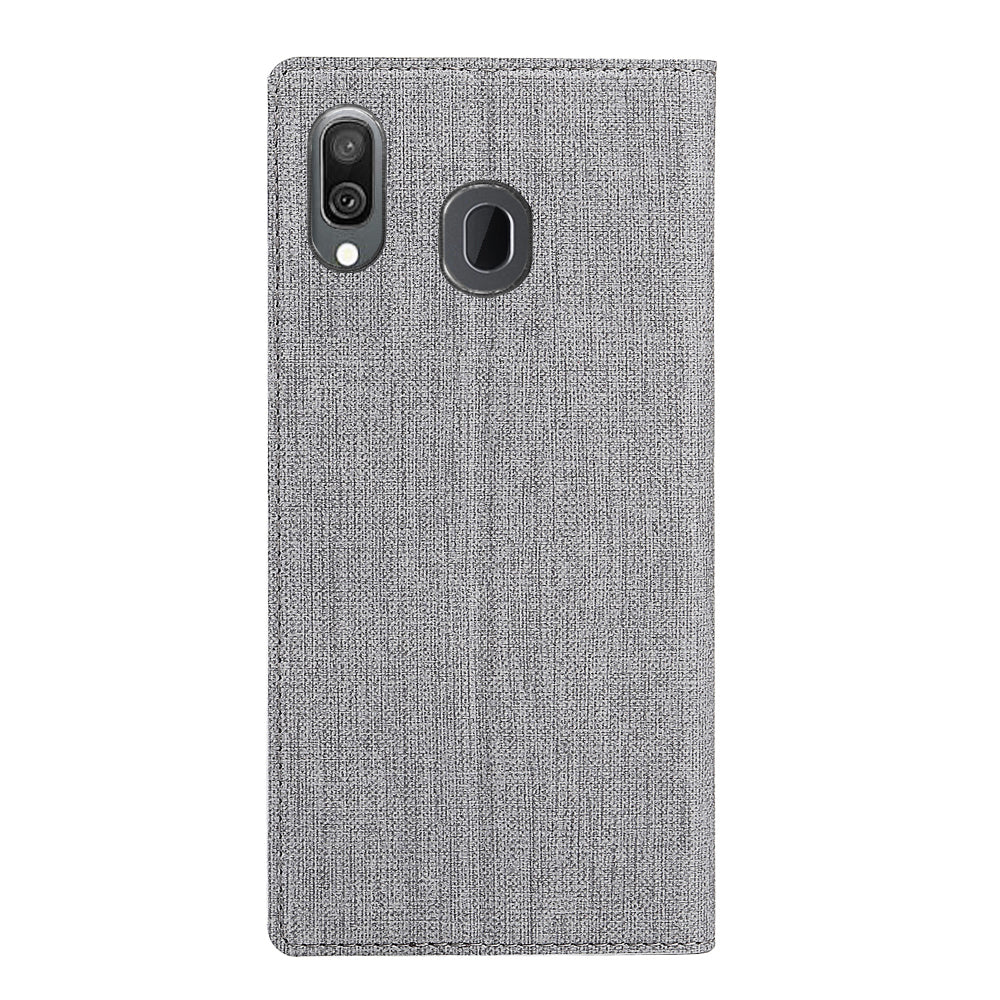 VILI DMX Cross Texture Stand Leather Card Holder Case for Samsung Galaxy A40