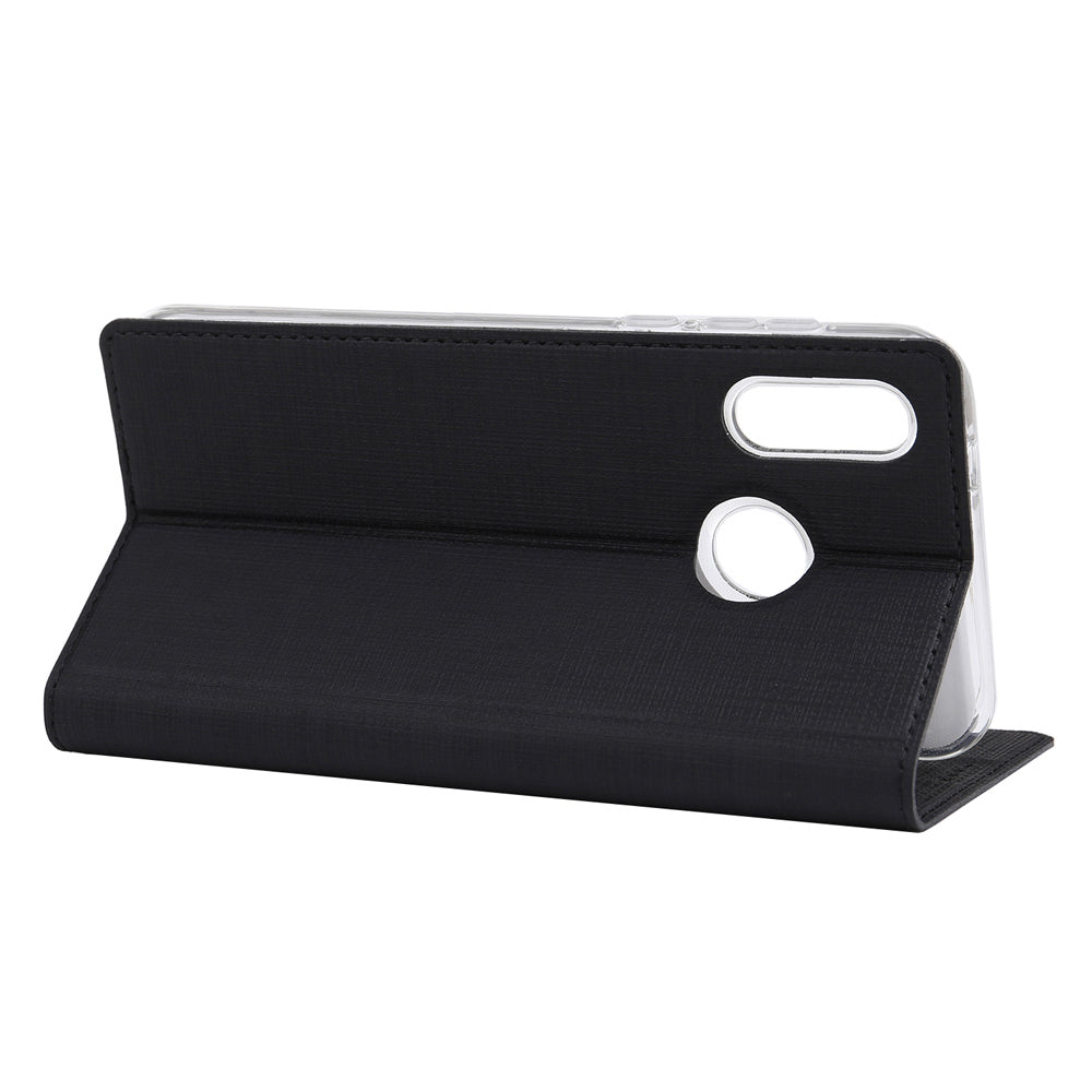 VILI DMX Cross Texture Stand Leather Card Holder Case for Samsung Galaxy A40