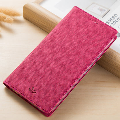 VILI DMX Cross Texture Stand Leather Card Holder Case for Samsung Galaxy A50