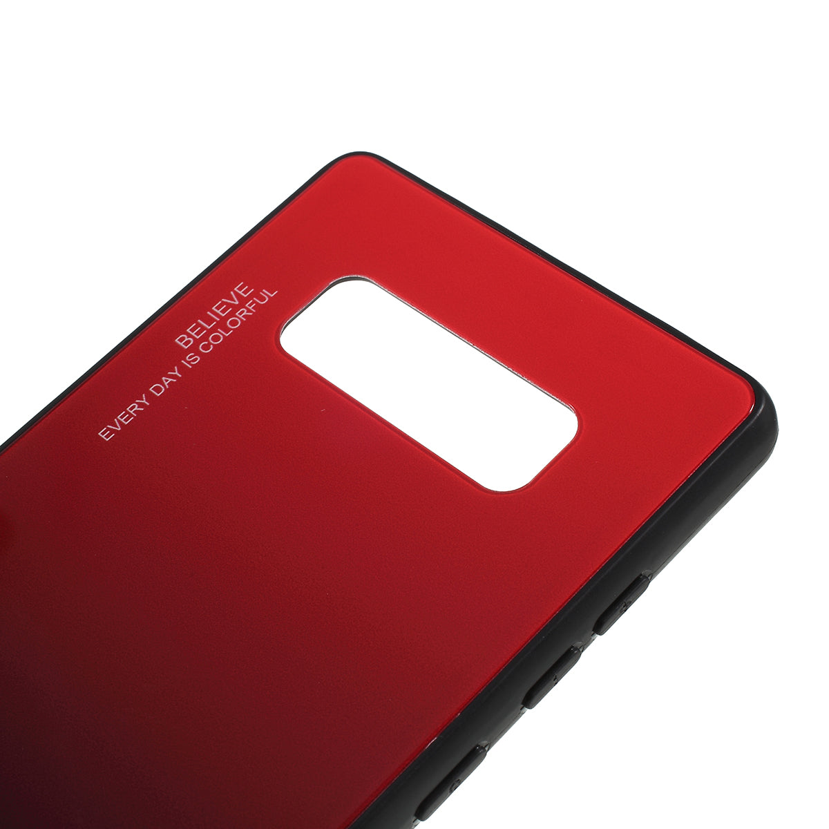 Gradient Color Glass + PC + TPU Hybrid Mobile Casing for Samsung Galaxy Note 8 N950