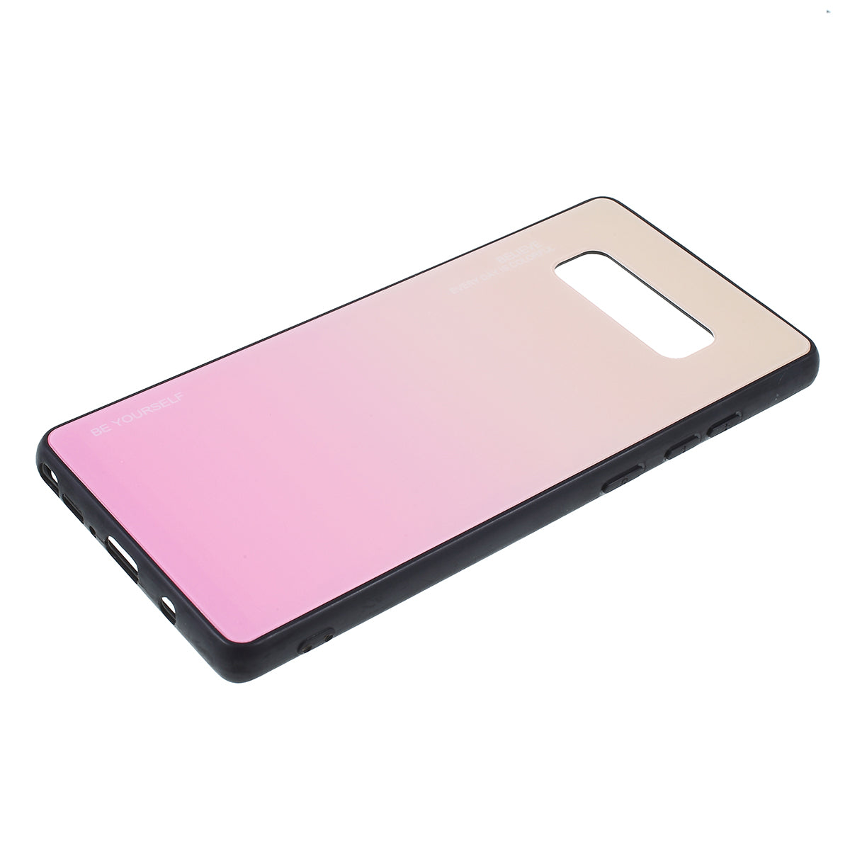 Gradient Color Glass + PC + TPU Hybrid Mobile Casing for Samsung Galaxy Note 8 N950