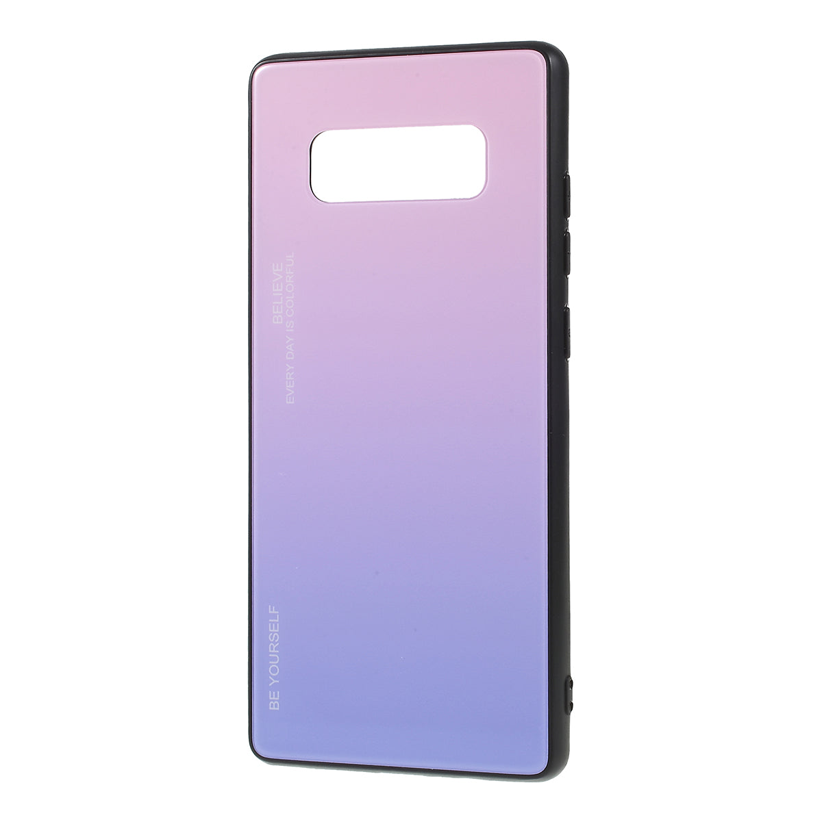 Gradient Color Glass + PC + TPU Hybrid Mobile Casing for Samsung Galaxy Note 8 N950