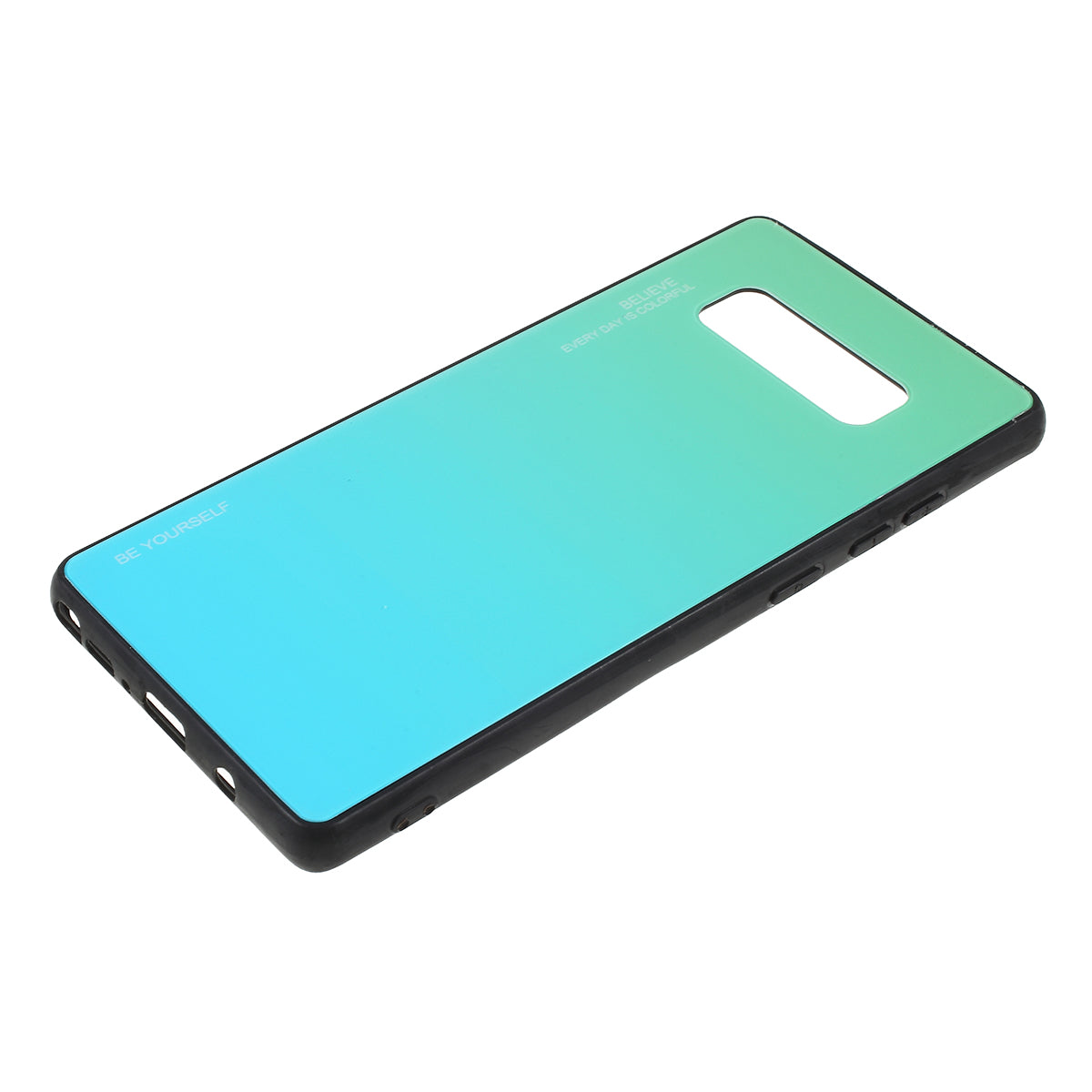 Gradient Color Glass + PC + TPU Hybrid Mobile Casing for Samsung Galaxy Note 8 N950
