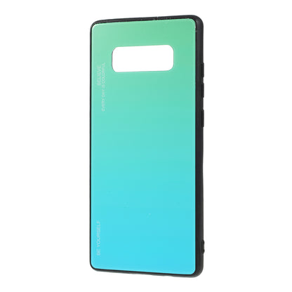 Gradient Color Glass + PC + TPU Hybrid Mobile Casing for Samsung Galaxy Note 8 N950
