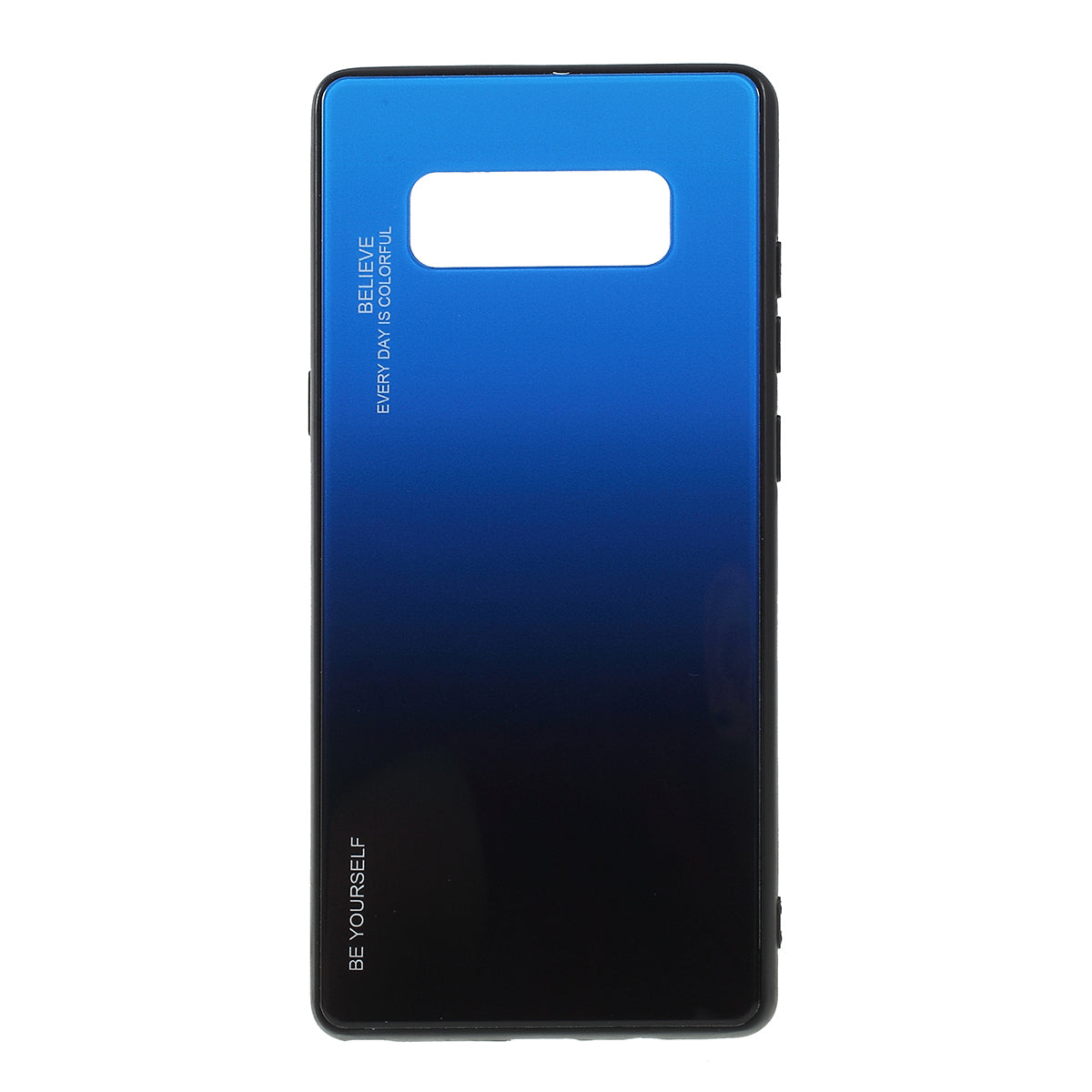 Gradient Color Glass + PC + TPU Hybrid Mobile Casing for Samsung Galaxy Note 8 N950