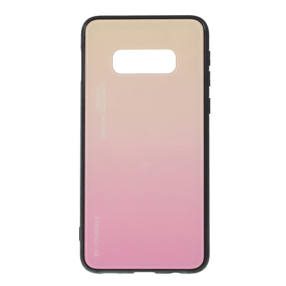 Gradient Color Glass + PC + TPU Phone Case for Samsung Galaxy S10e