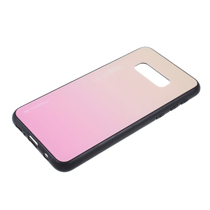 Gradient Color Glass + PC + TPU Phone Case for Samsung Galaxy S10e