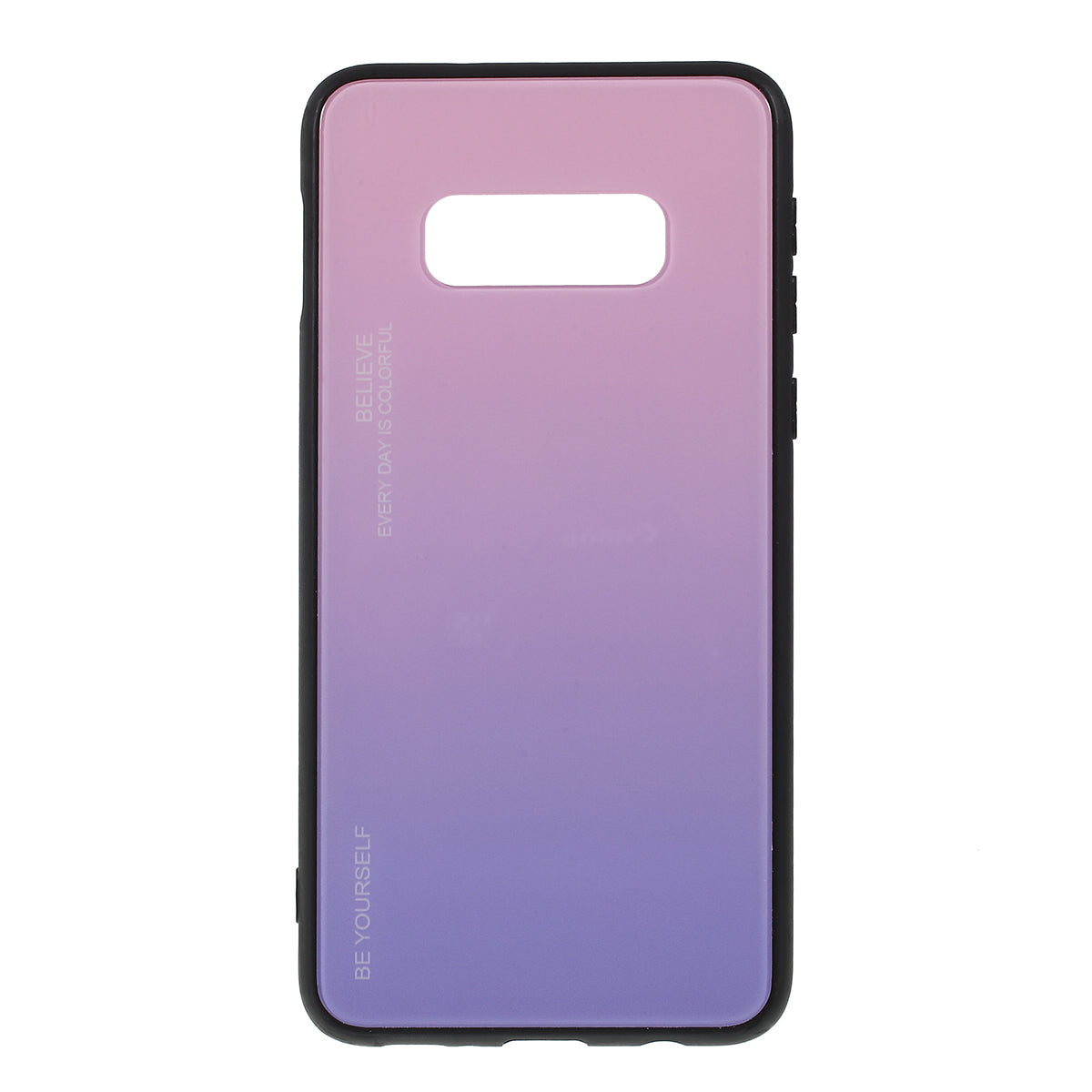 Gradient Color Glass + PC + TPU Phone Case for Samsung Galaxy S10e