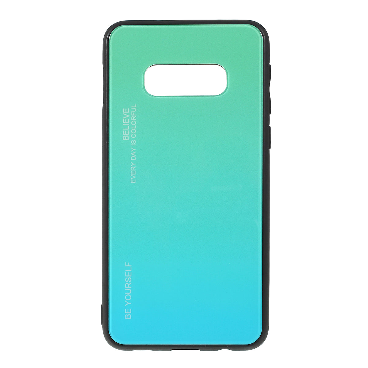 Gradient Color Glass + PC + TPU Phone Case for Samsung Galaxy S10e