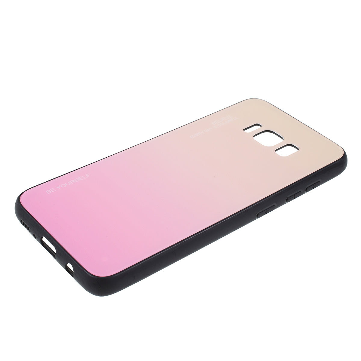 Gradient Color Glass + PC + TPU Phone Case for Samsung Galaxy S8 G950