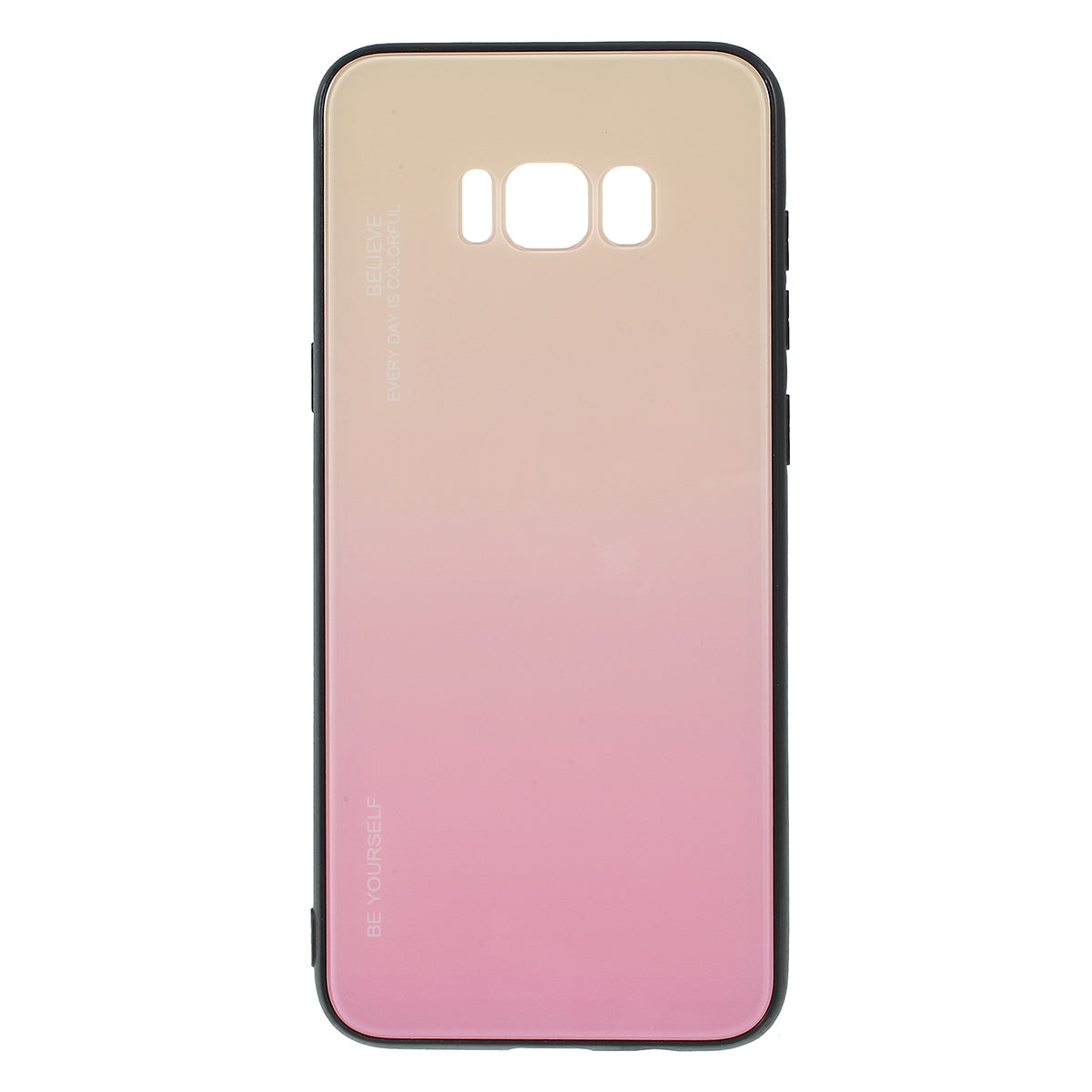 Gradient Color Glass + PC + TPU Phone Case for Samsung Galaxy S8 Plus G955
