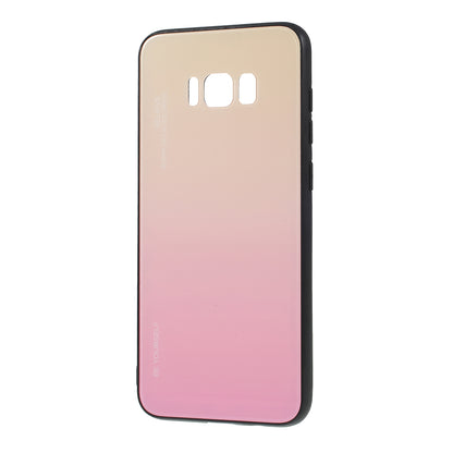 Gradient Color Glass + PC + TPU Phone Case for Samsung Galaxy S8 Plus G955