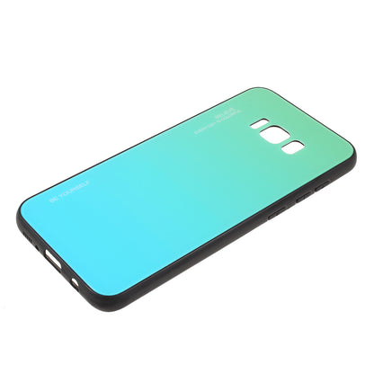 Gradient Color Glass + PC + TPU Phone Case for Samsung Galaxy S8 Plus G955