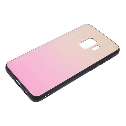 Gradient Color Glass + PC + TPU Phone Case for Samsung Galaxy S9 G960