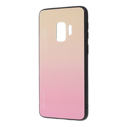 Gradient Color Glass + PC + TPU Phone Case for Samsung Galaxy S9 G960