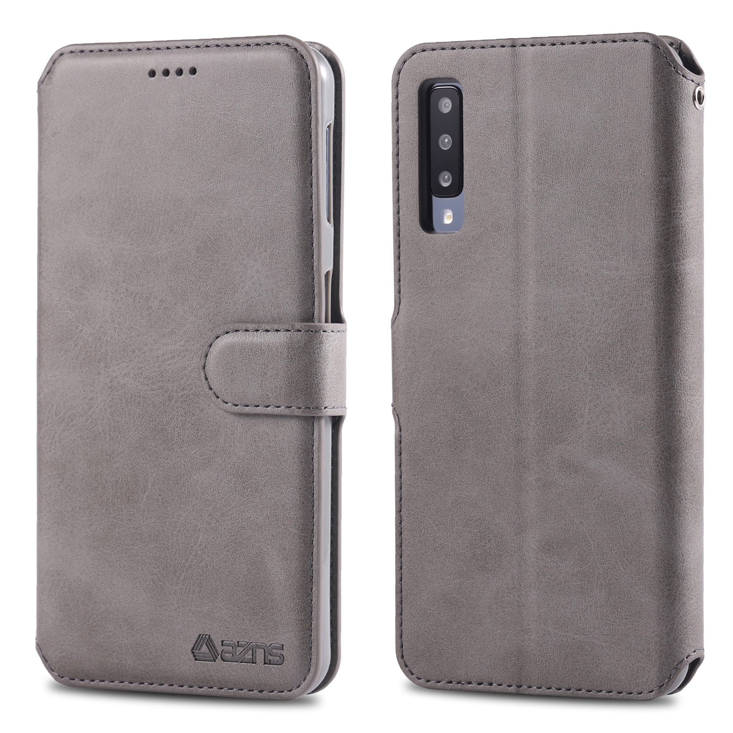 AZNS Wallet Leather Stand Phone Cover Shell for Samsung Galaxy A70