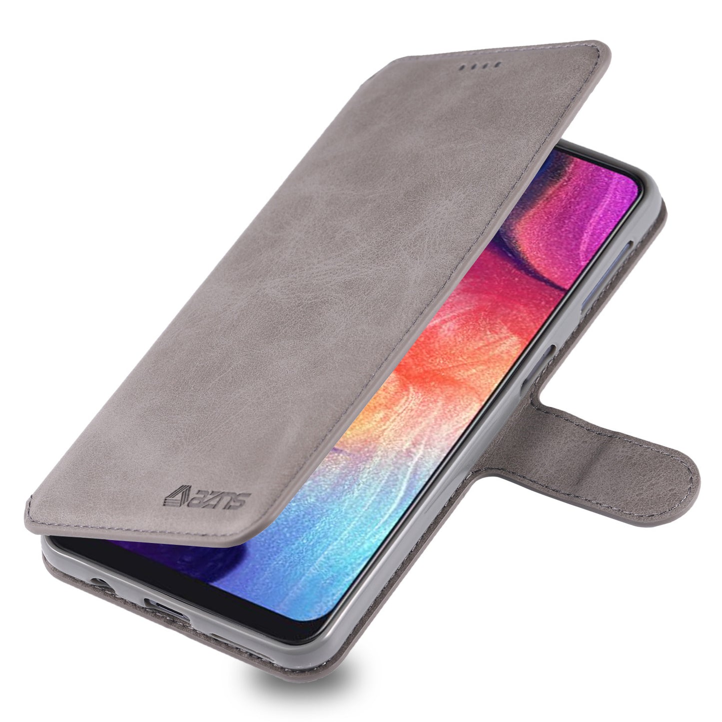 AZNS Wallet Leather Stand Phone Cover Shell for Samsung Galaxy A70