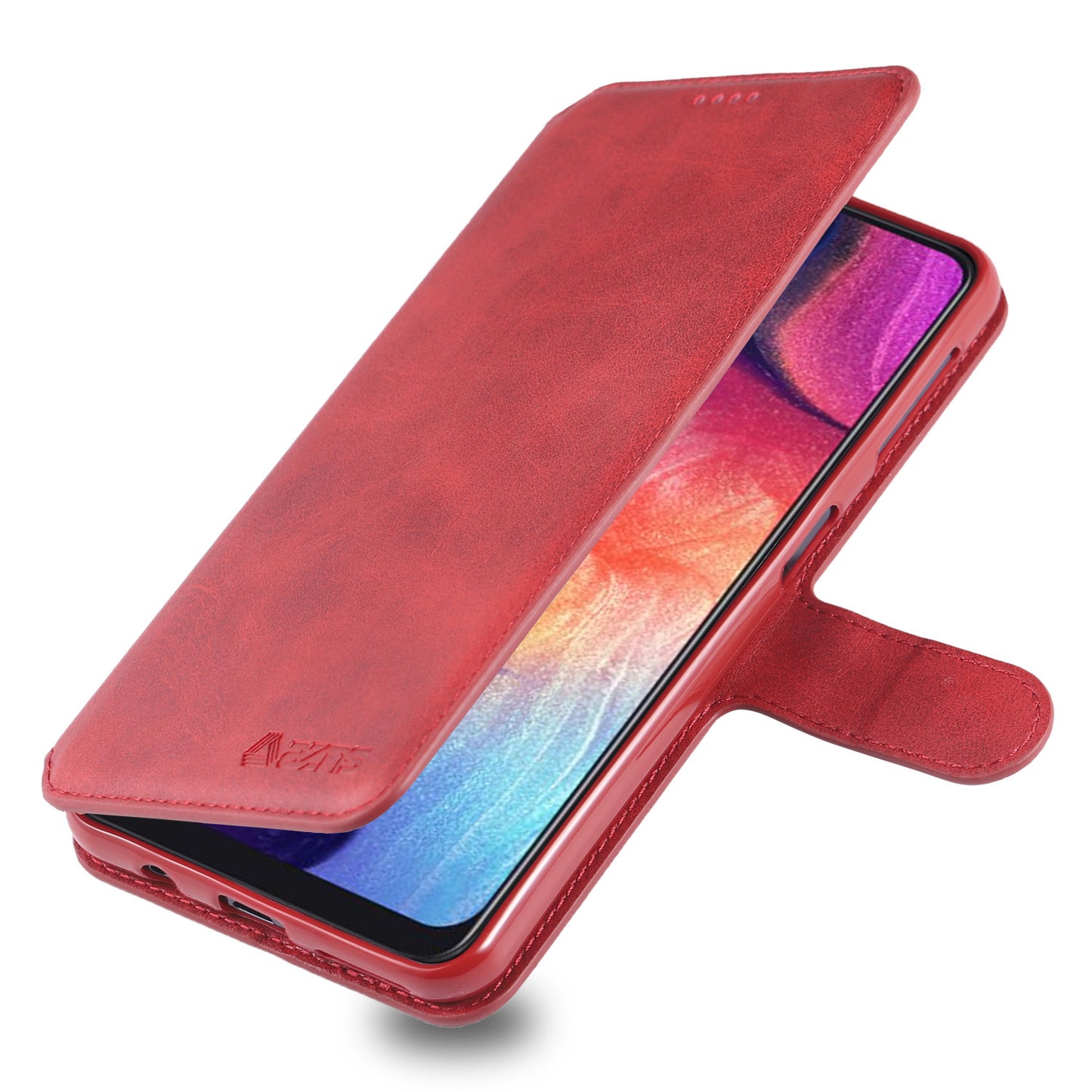 AZNS Wallet Leather Stand Phone Cover Shell for Samsung Galaxy A70
