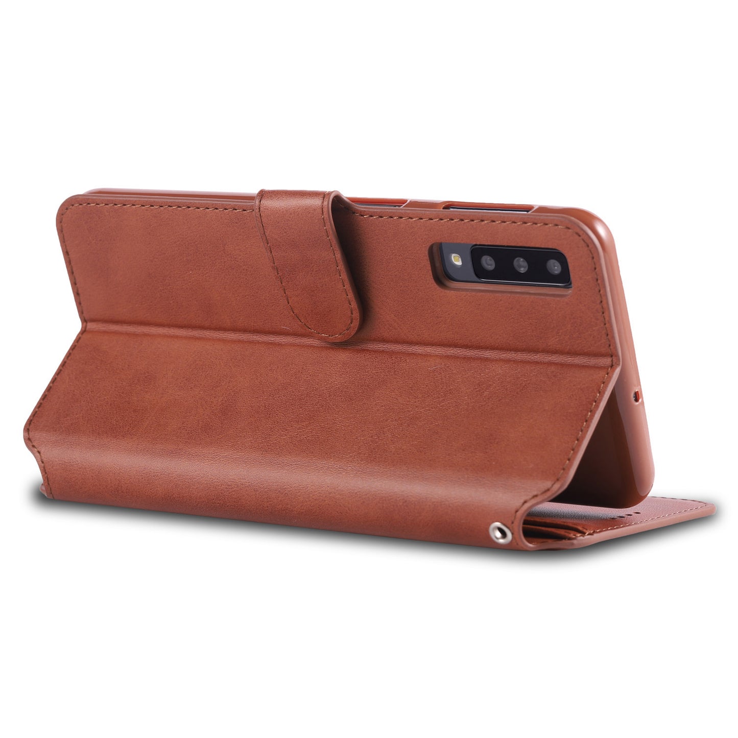 AZNS Wallet Leather Stand Phone Cover Shell for Samsung Galaxy A70