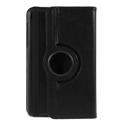 For Samsung Galaxy Tab A 8.0 (2019) with S Pen P200 P205 Litchi Texture Leather Protection Tablet Cover [with 360 Degree Rotary Stand]