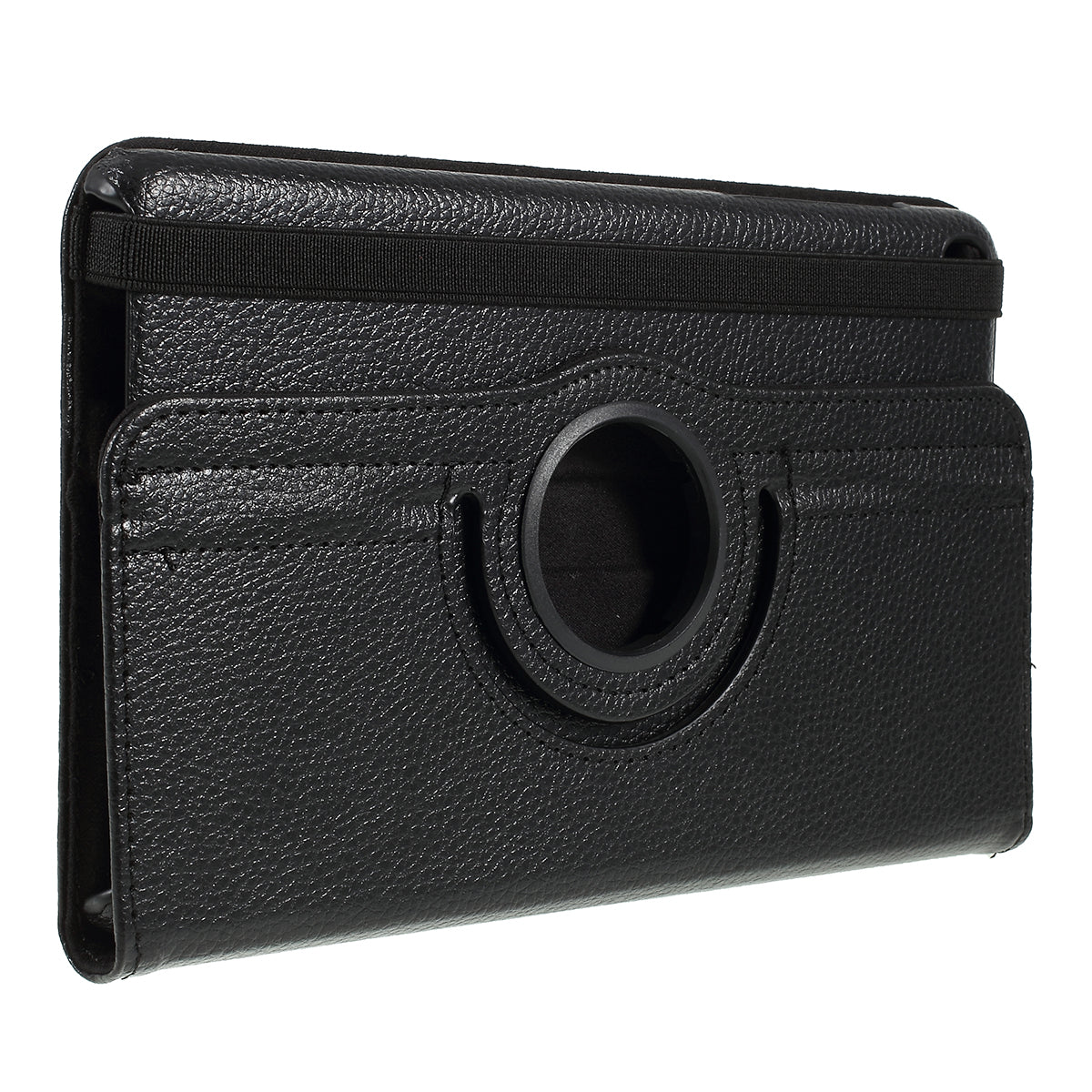 For Samsung Galaxy Tab A 8.0 (2019) with S Pen P200 P205 Litchi Texture Leather Protection Tablet Cover [with 360 Degree Rotary Stand]