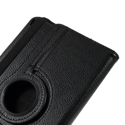 For Samsung Galaxy Tab A 8.0 (2019) with S Pen P200 P205 Litchi Texture Leather Protection Tablet Cover [with 360 Degree Rotary Stand]