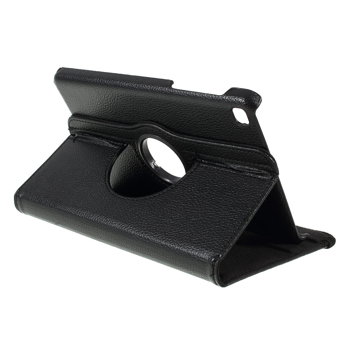 For Samsung Galaxy Tab A 8.0 (2019) with S Pen P200 P205 Litchi Texture Leather Protection Tablet Cover [with 360 Degree Rotary Stand]