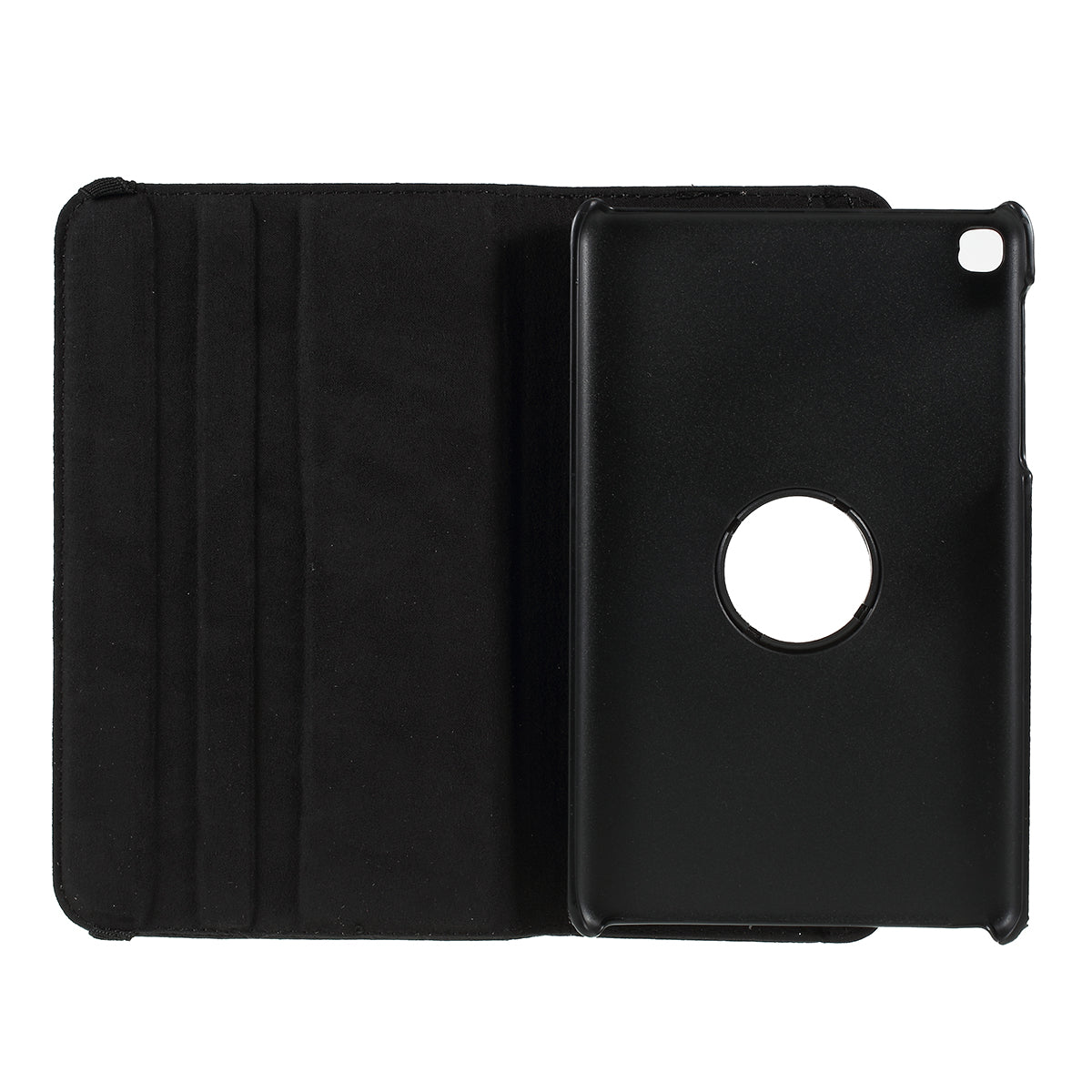 For Samsung Galaxy Tab A 8.0 (2019) with S Pen P200 P205 Litchi Texture Leather Protection Tablet Cover [with 360 Degree Rotary Stand]
