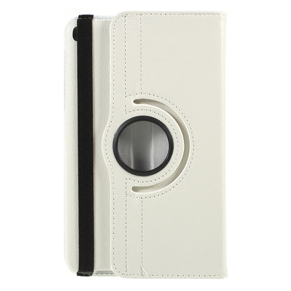 For Samsung Galaxy Tab A 8.0 (2019) with S Pen P200 P205 Litchi Texture Leather Protection Tablet Cover [with 360 Degree Rotary Stand]